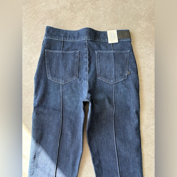 BOGNER Stirrup Jeans Size 27- XS High Waist, Slim Fit for Women Gold Zipper NWT - Picture 11 of 14